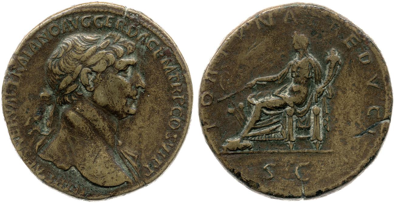 аверс RIC II Trajan 628
