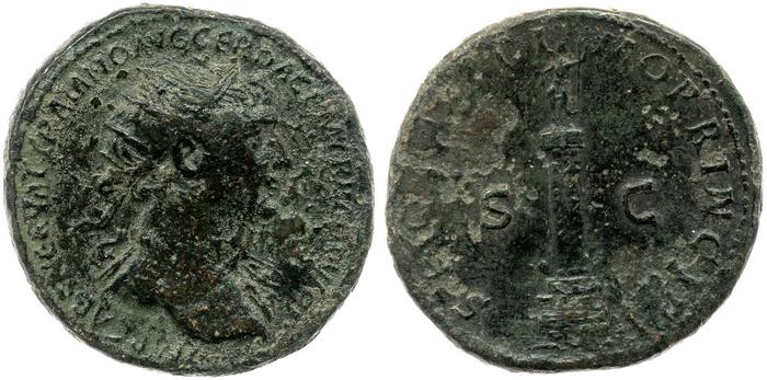 RIC II Trajan 603, реверс, bm