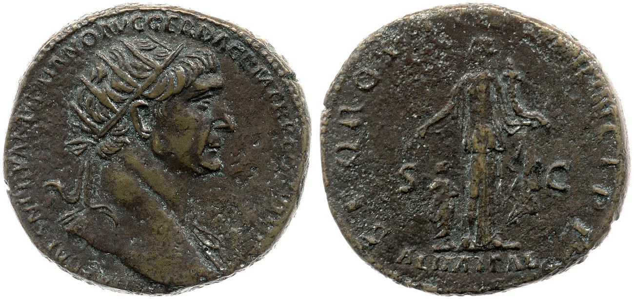 аверс RIC II Trajan 605