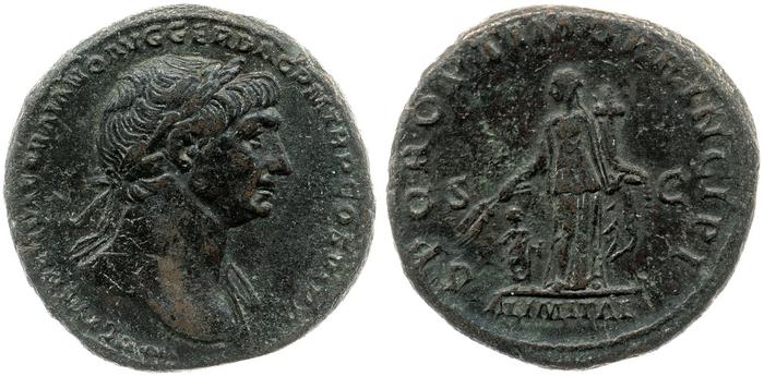RIC II Trajan 604, реверс, bm