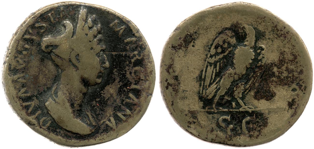 RIC II Trajan 748, аверс, bm