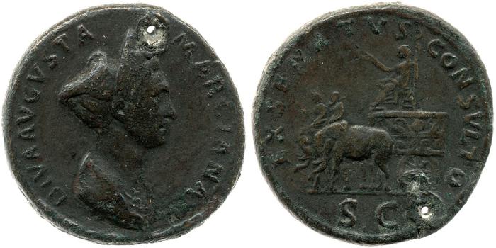 RIC II Trajan 750, реверс, bm