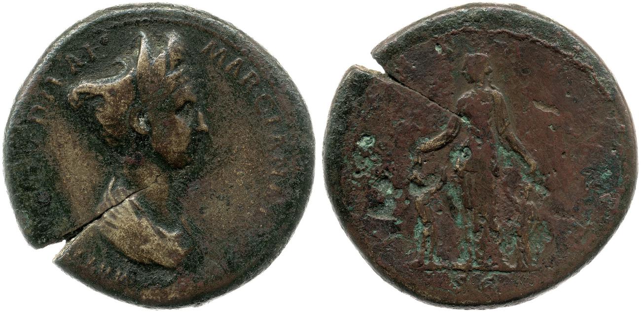 RIC II Trajan 761, аверс, bm