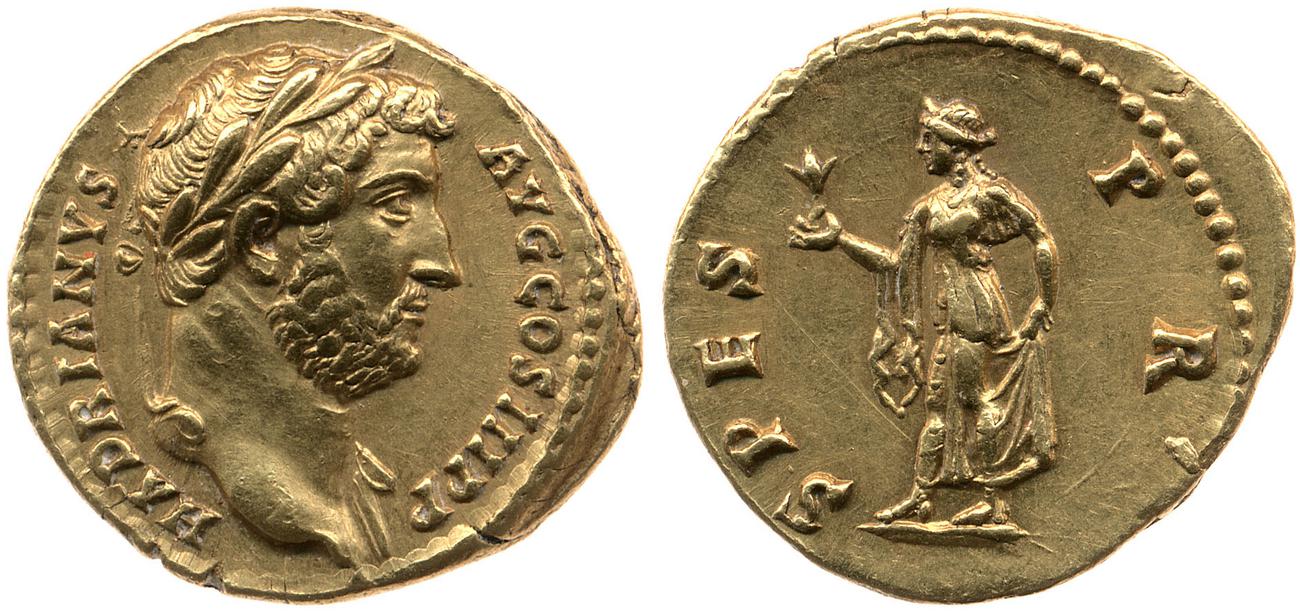 RIC II, Part 3 (second edition) Hadrian 2356, аверс, bm