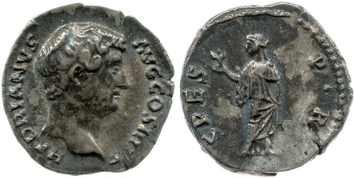 реверс RIC II, Part 3 (second edition) Hadrian 2360