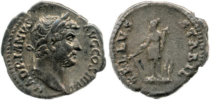 RIC II, Part 3 (second edition) Hadrian 2052, реверс, bm
