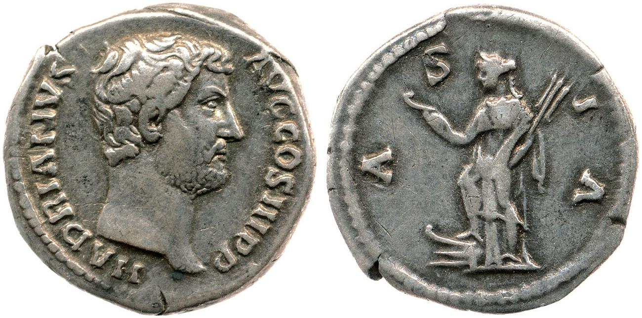 RIC II, Part 3 (second edition) Hadrian 1507, аверс, bm