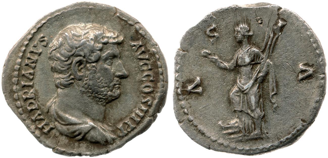аверс RIC II, Part 3 (second edition) Hadrian 1511