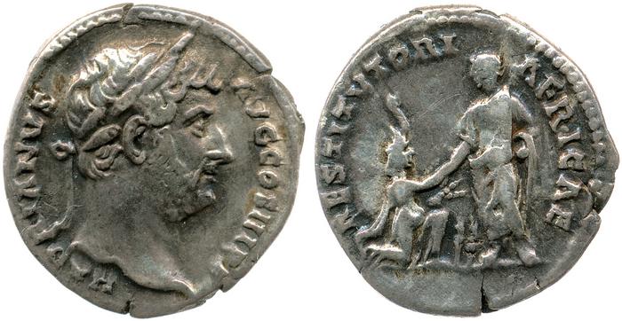 RIC II, Part 3 (second edition) Hadrian 1569, реверс, bm