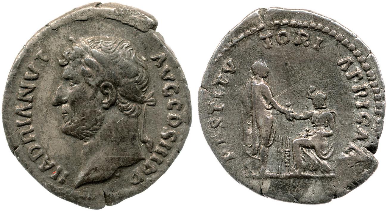 аверс RIC II, Part 3 (second edition) Hadrian 1572