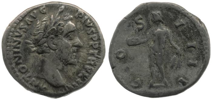 RIC III Antoninus Pius 189, реверс, bm