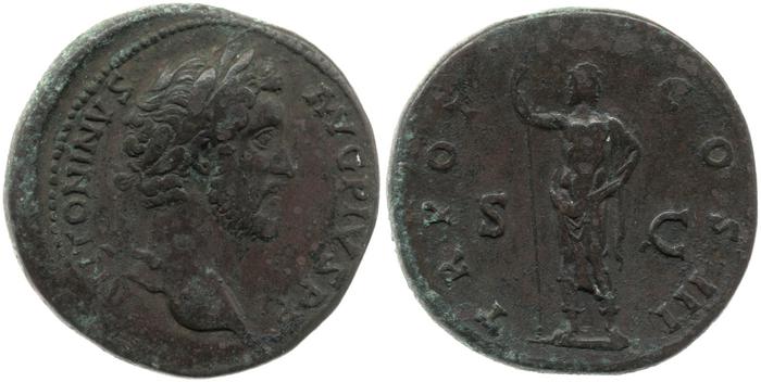 реверс RIC III Antoninus Pius 644