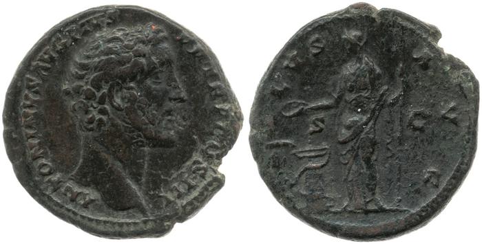 реверс RIC III Antoninus Pius 688A
