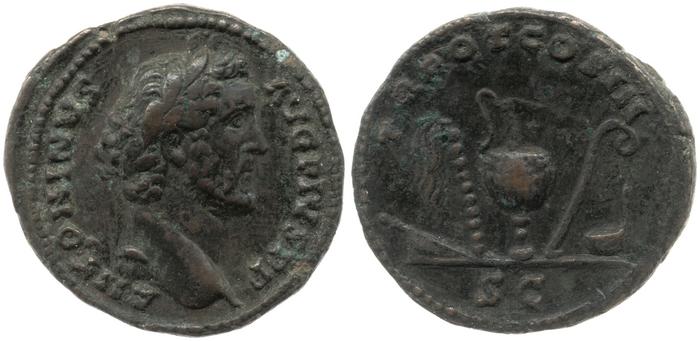 реверс RIC III Antoninus Pius 704A