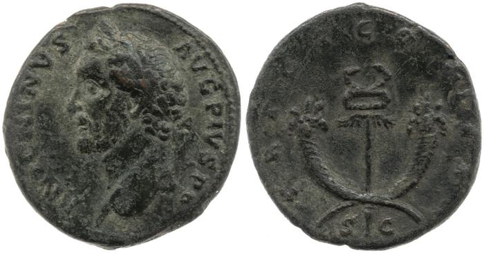 реверс RIC III Antoninus Pius 705C