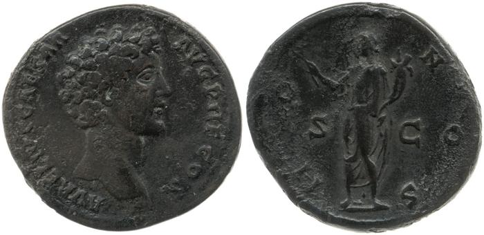 RIC III Antoninus Pius 1231, реверс, bm