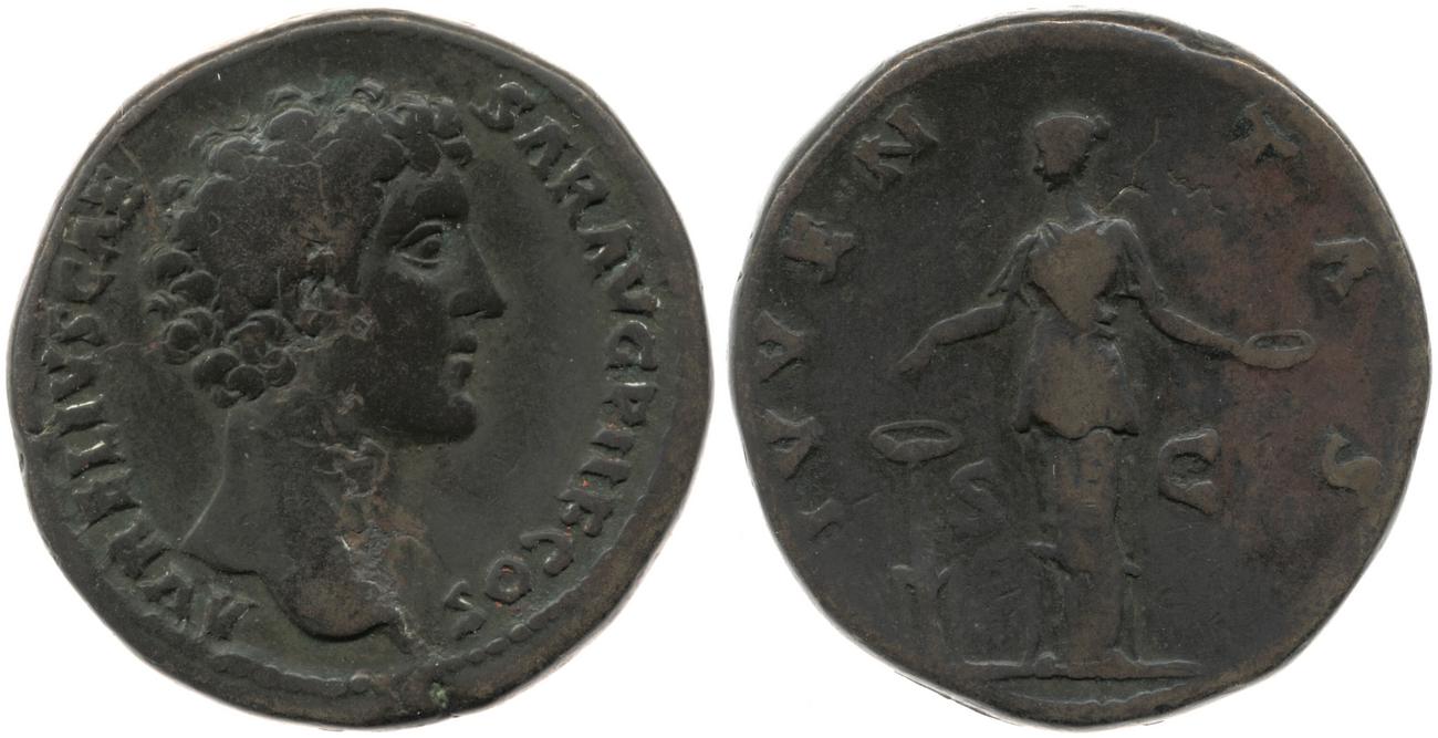 RIC III Antoninus Pius 1232A, аверс, bm