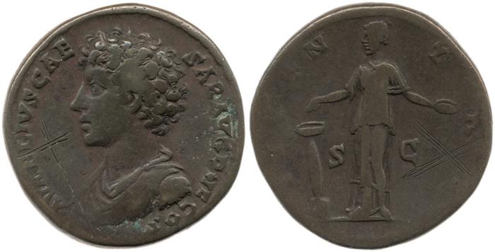 реверс RIC III Antoninus Pius 1232C