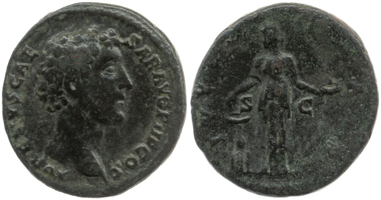 RIC III Antoninus Pius 1238, аверс, bm