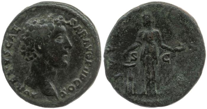 RIC III Antoninus Pius 1238, реверс, bm