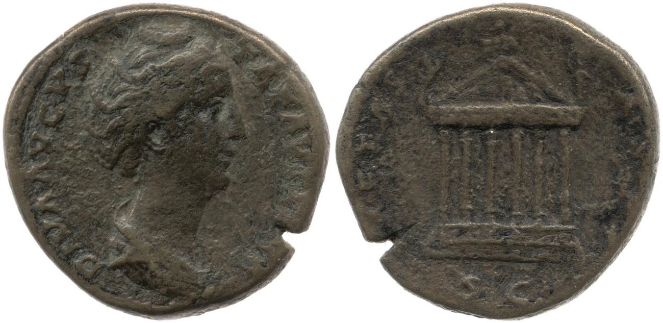 RIC III Antoninus Pius 1148, аверс, bm