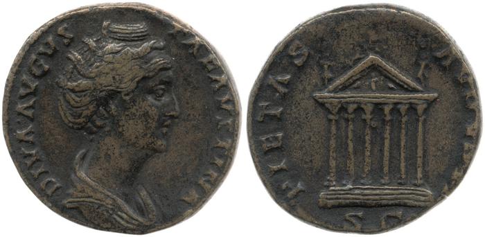 RIC III Antoninus Pius 1148, реверс, bm