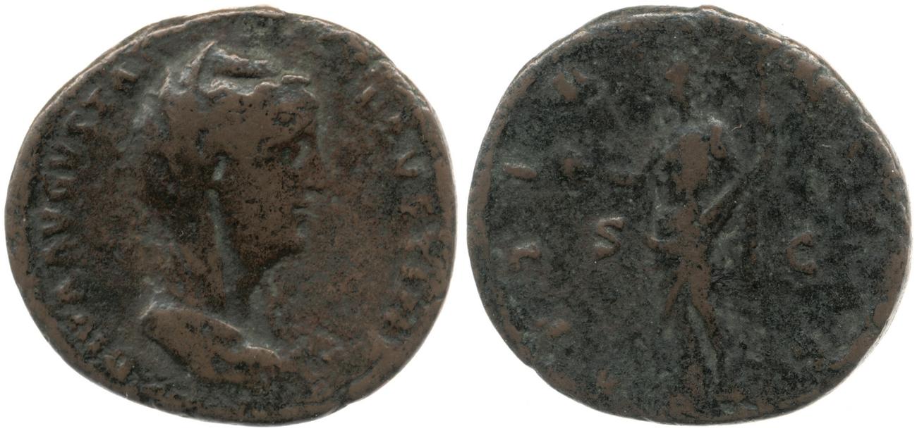 RIC III Antoninus Pius 1163a, аверс, bm