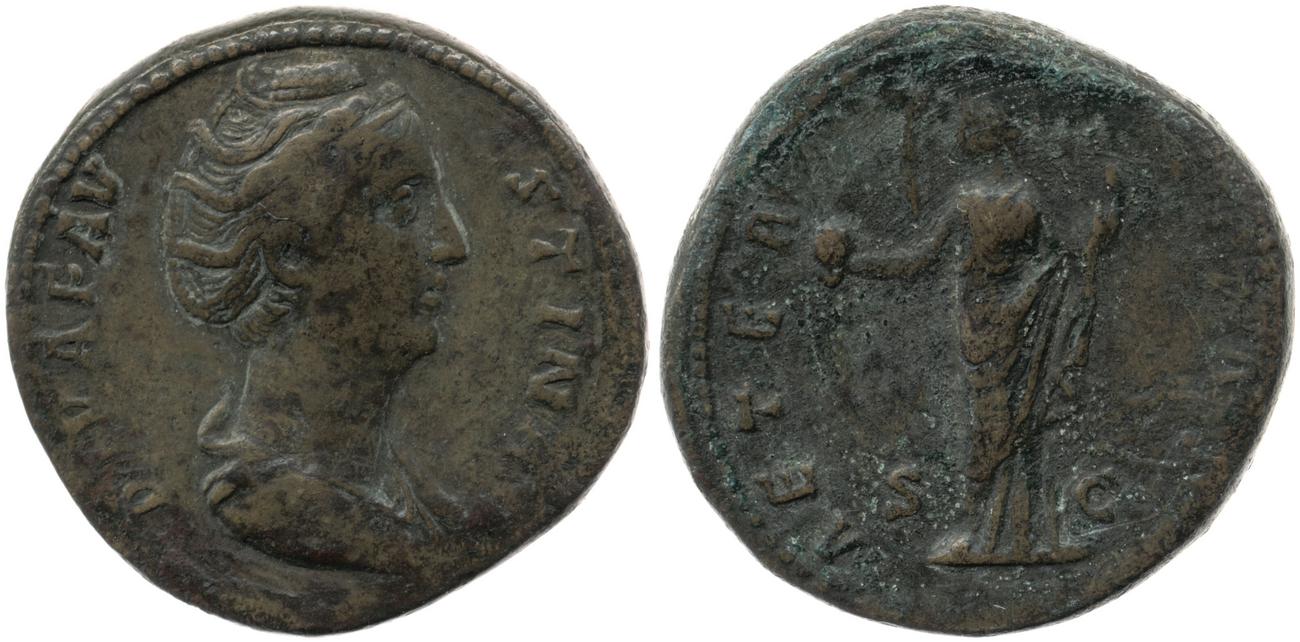 RIC III Antoninus Pius 1106, аверс, bm