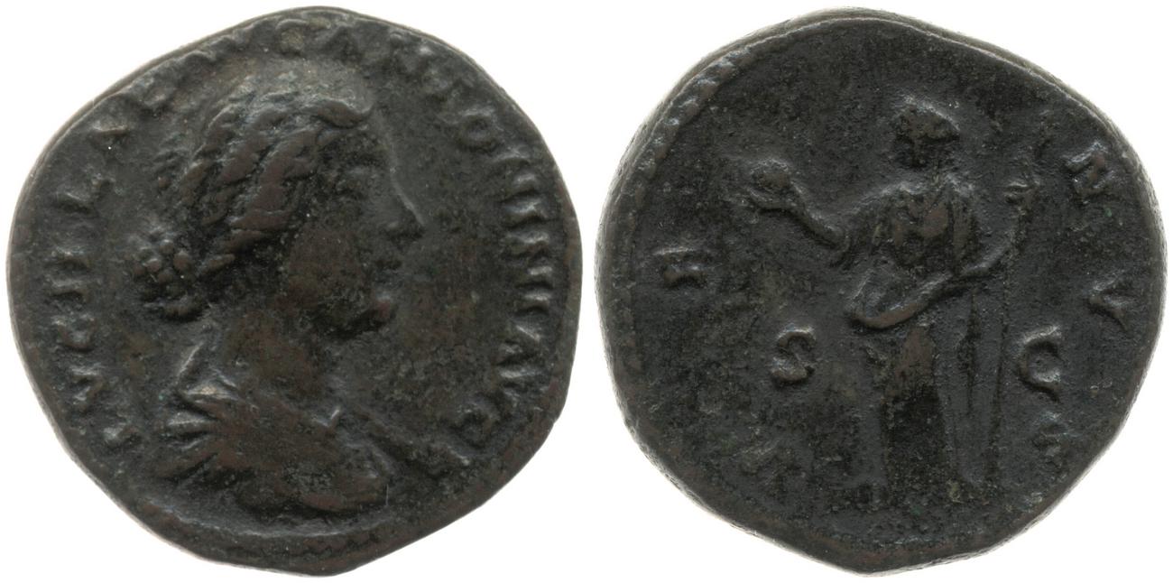 аверс RIC III Marcus Aurelius 1764