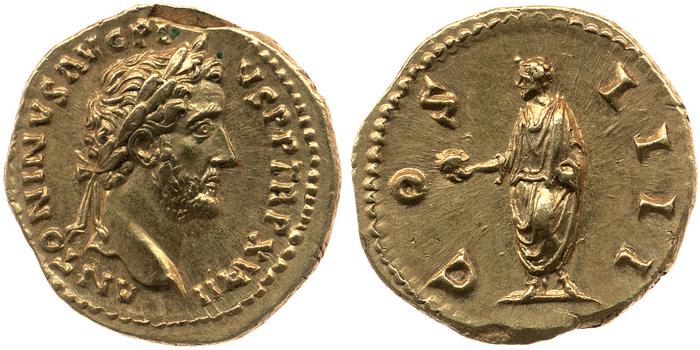реверс RIC III Antoninus Pius 241