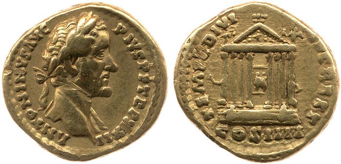 реверс RIC III Antoninus Pius 289B