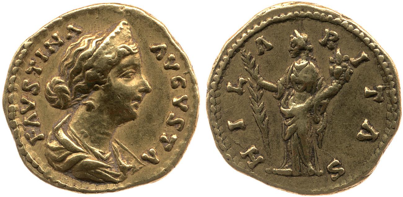 аверс RIC III Marcus Aurelius 685