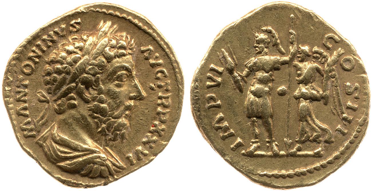 RIC III Marcus Aurelius 264, аверс, bm