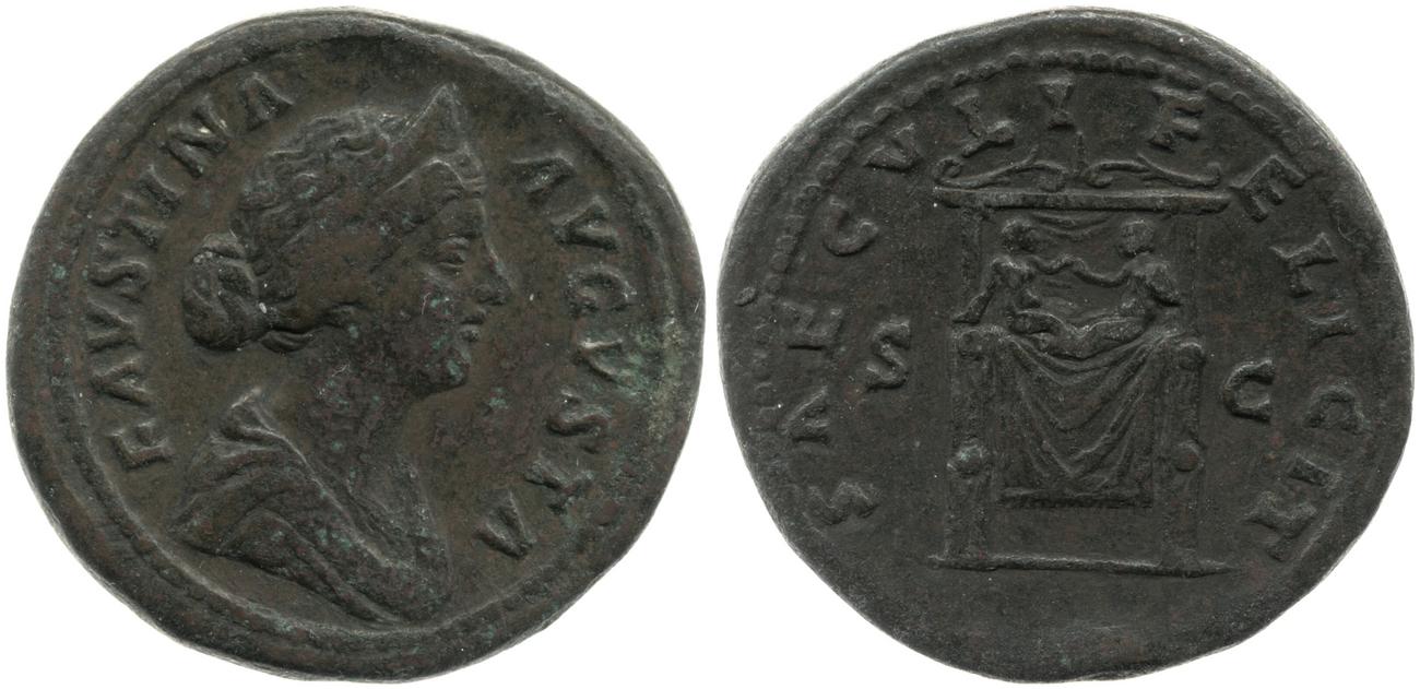 RIC III Marcus Aurelius 1665, аверс, bm
