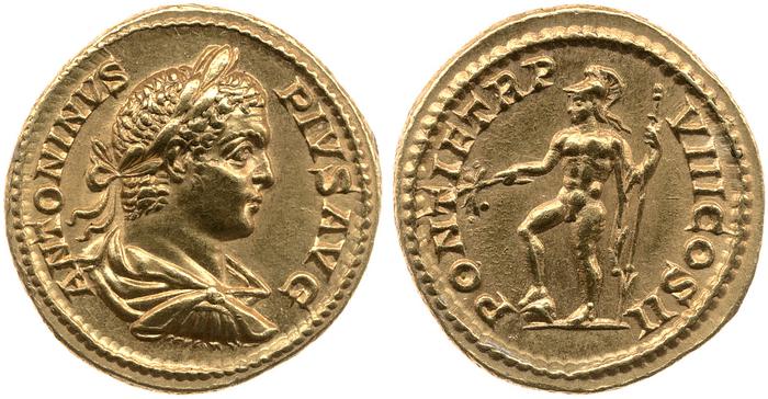 реверс RIC IV Caracalla 80A