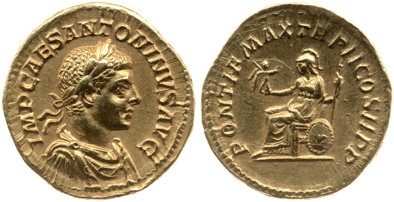 RIC IV Elagabalus 25, аверс, bm