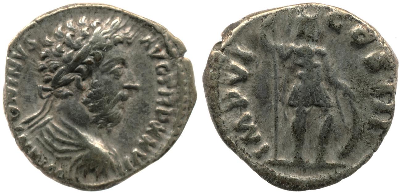 RIC III Marcus Aurelius 276, аверс, bm