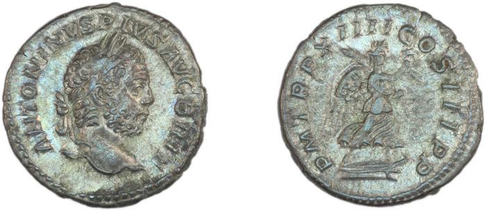 RIC IV Caracalla 185, реверс, bm