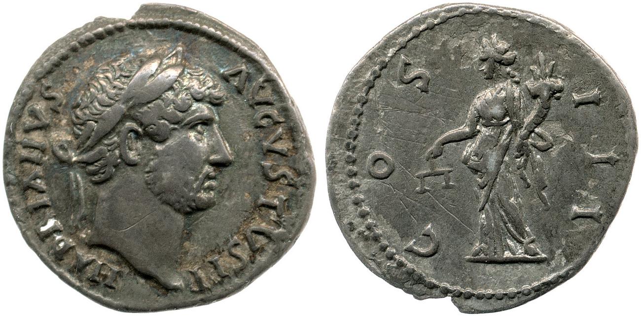 RIC II, Part 3 (second edition) Hadrian 3028, аверс, bm