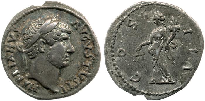 RIC II, Part 3 (second edition) Hadrian 3028, реверс, bm