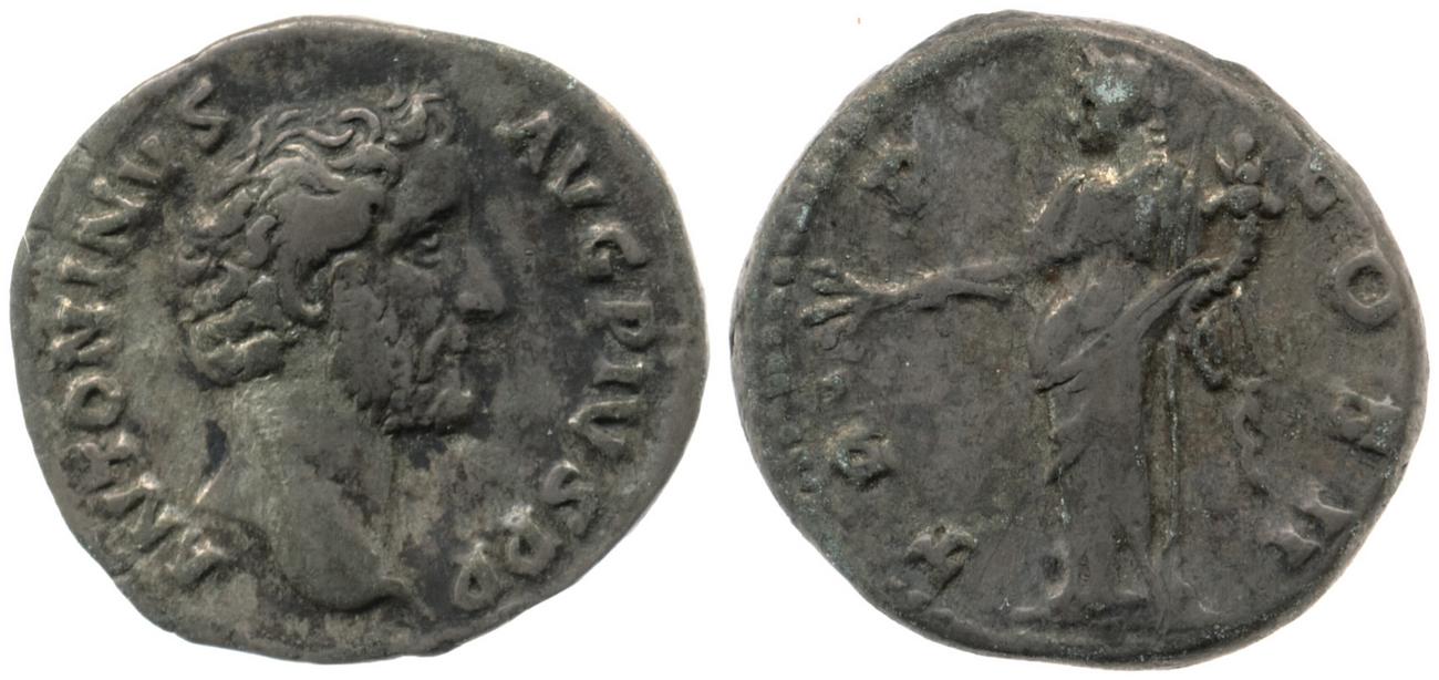 RIC III Antoninus Pius 42, аверс, bm