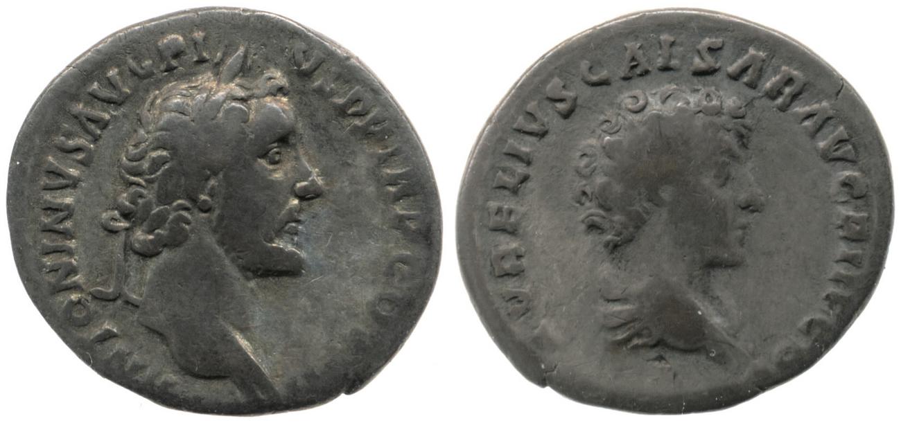 RIC III Antoninus Pius 417B, аверс, bm