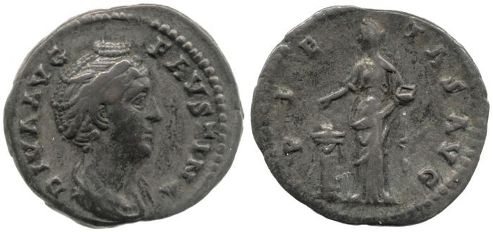 RIC III Antoninus Pius 394a, реверс, bm