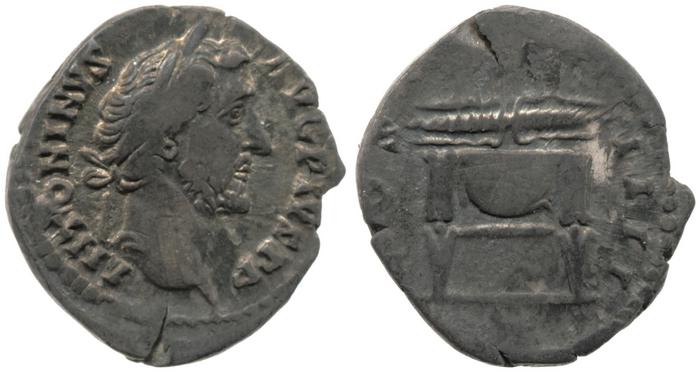 RIC III Antoninus Pius 137, реверс, bm