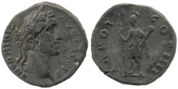 RIC III Antoninus Pius 154, реверс, bm