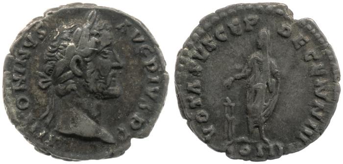 RIC III Antoninus Pius 157, реверс, bm