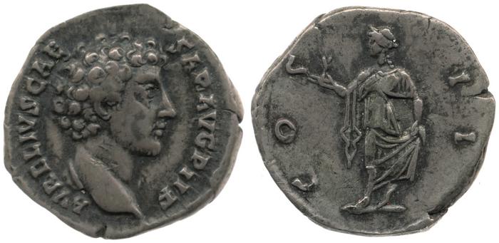 RIC III Antoninus Pius 431, реверс, bm