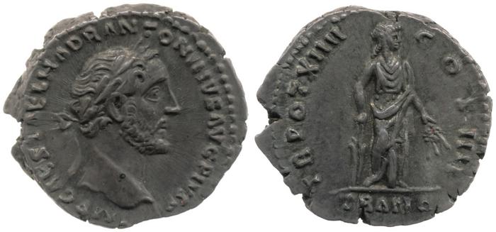 RIC III Antoninus Pius 202b, реверс, bm