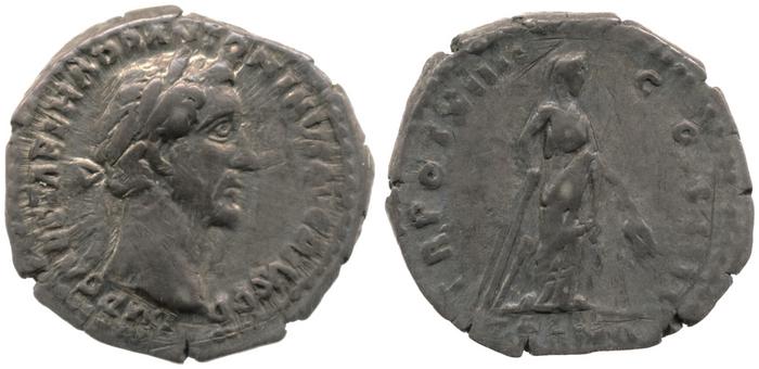 RIC III Antoninus Pius 202b, реверс, bm