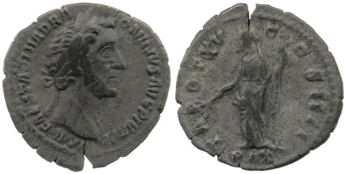 RIC III Antoninus Pius 216A, реверс, bm